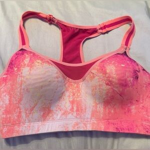 Pink Sports Bra with built in pads